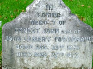 arthur & ernest john grave