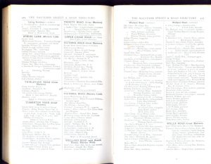 malvern street index