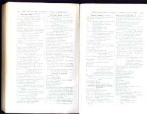 malvern street index