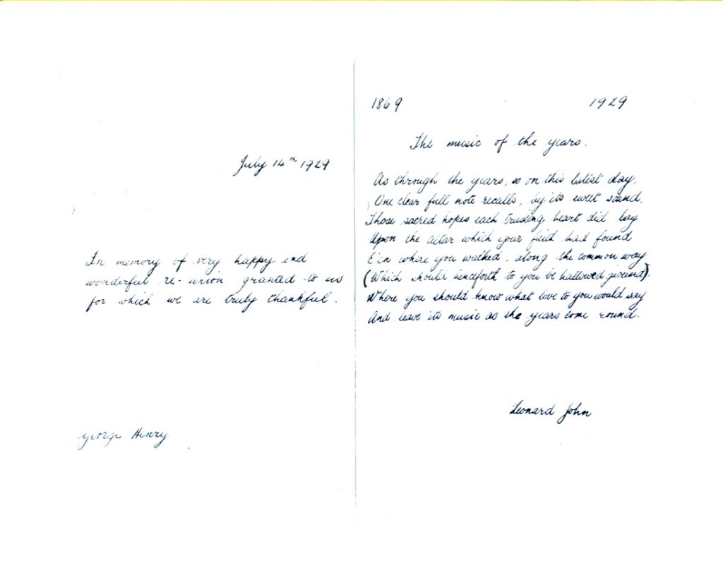 richard francis T golden wedding book