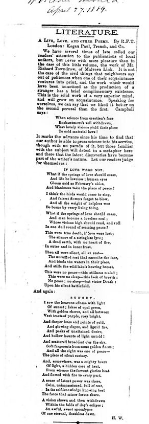 richard francis T a life a love review