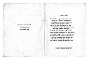 richard francis T poem loves cry
