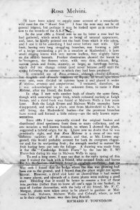 richard francis T poem rosa melvini