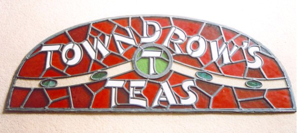 Towndrow teas shop sign